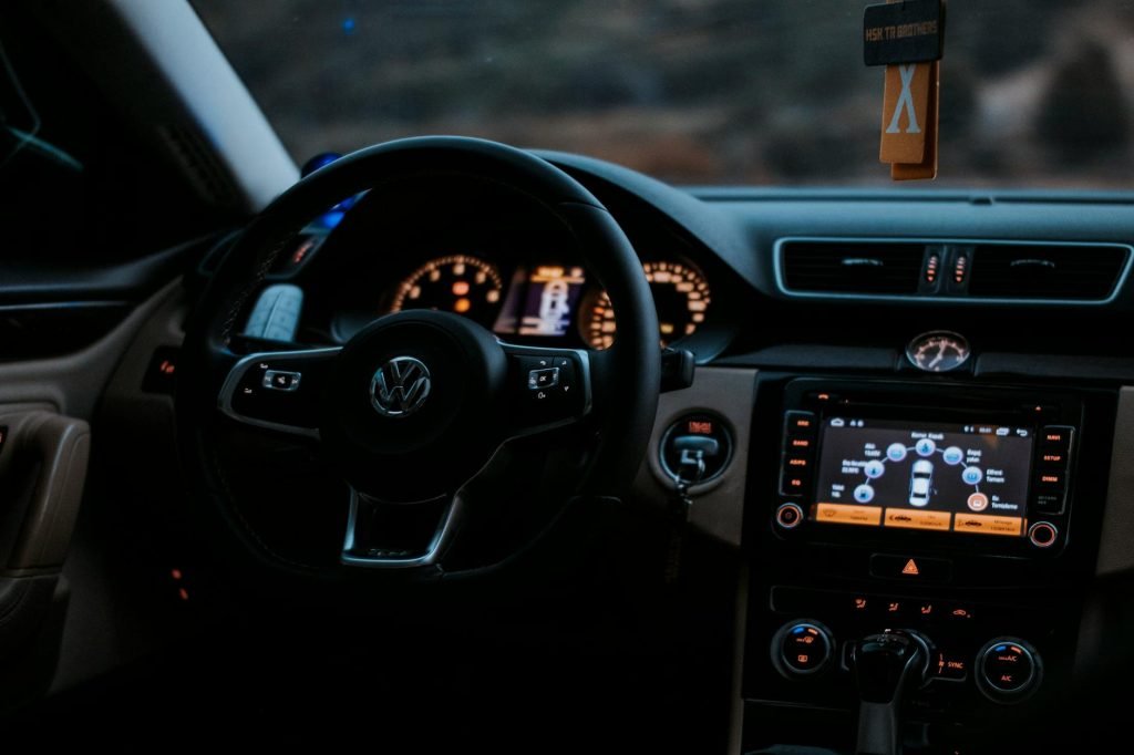 dashboard of volkswagen